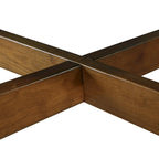 Table basse ronde en bois de 32 pouces pour salon, tables basses circulaires en bois de style Mid-Century ou Ferme pour appartement, montage facile