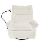 Fauteuil inclinable motorisé et rembourré pour salon et chambre à coucher