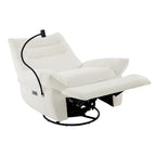 Fauteuil inclinable motorisé et rembourré pour salon et chambre à coucher
