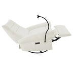 Fauteuil inclinable motorisé et rembourré pour salon et chambre à coucher