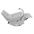 Fauteuil inclinable motorisé et rembourré pour salon et chambre à coucher