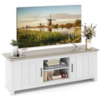 Meuble TV de ferme pour téléviseurs jusqu'à 65 pouces Console média avec