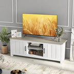 Meuble TV de ferme pour téléviseurs jusqu'à 65 pouces Console média avec
