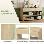 Console de table avec tiroirs et étagères pour entrée