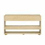 Console de table avec tiroirs et étagères pour entrée