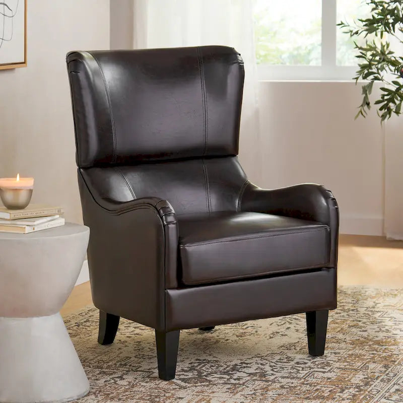 Chaise d'appoint à dossier haut 27