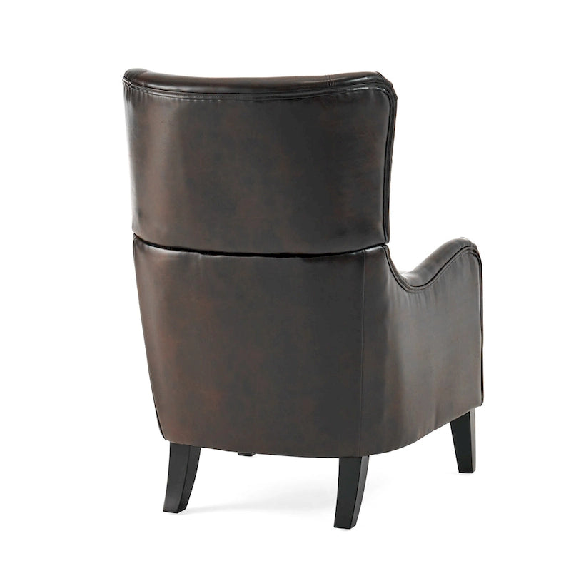 Chaise d'appoint à dossier haut 27