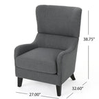 Chaise d'appoint à dossier haut 27