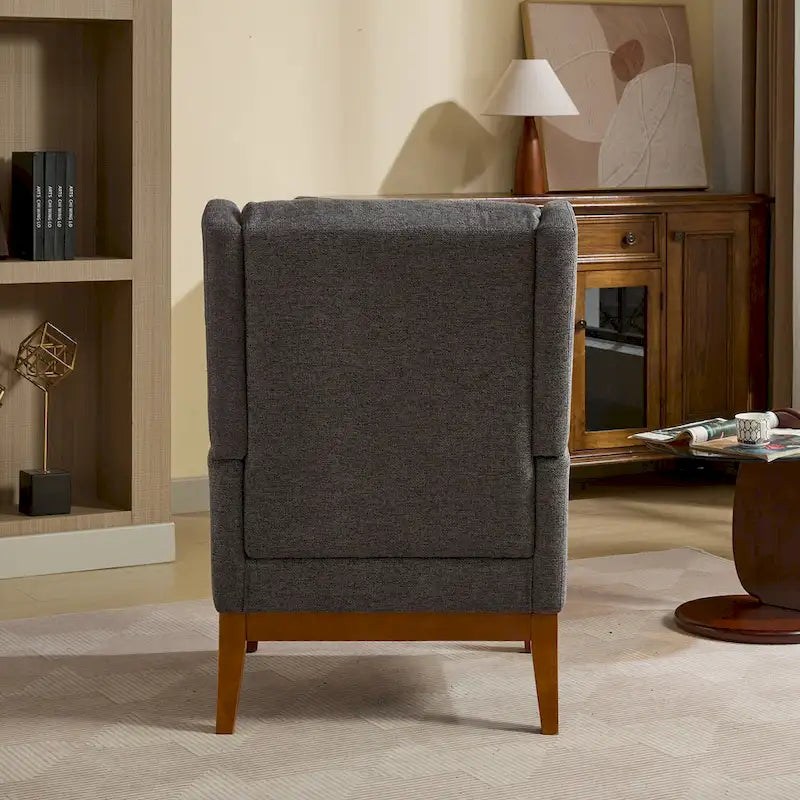 26.18 Fauteuil rembourré à dossier haut