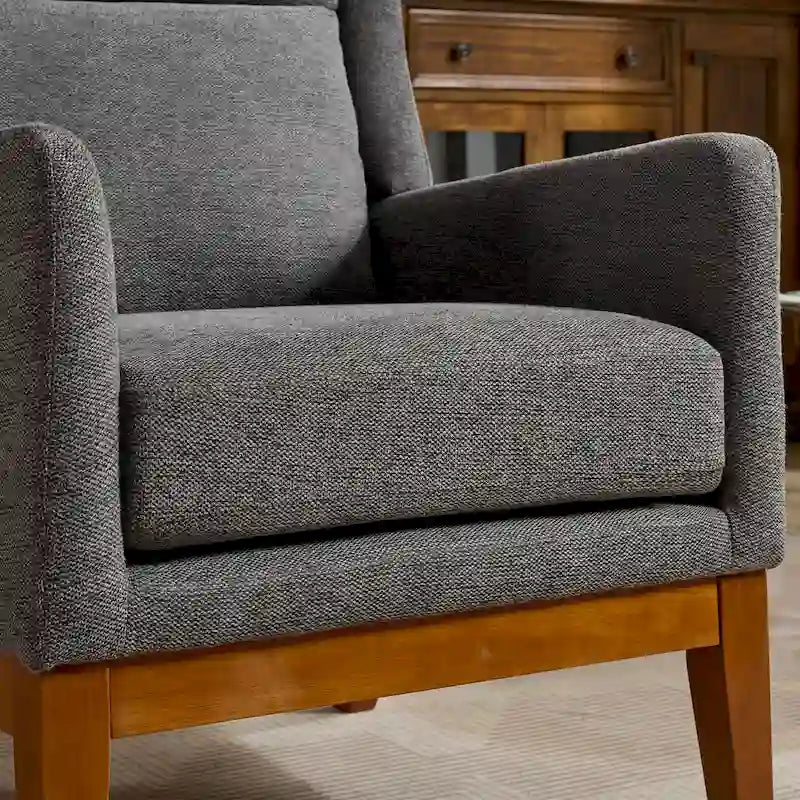 26.18 Fauteuil rembourré à dossier haut