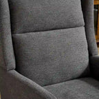 26.18 Fauteuil rembourré à dossier haut