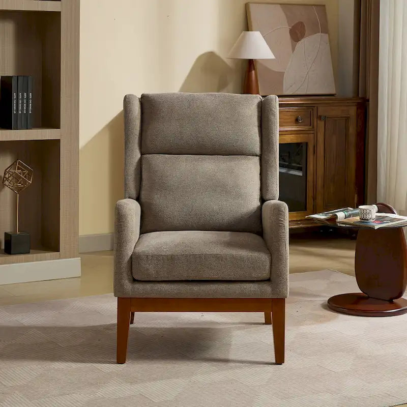 26.18 Fauteuil rembourré à dossier haut