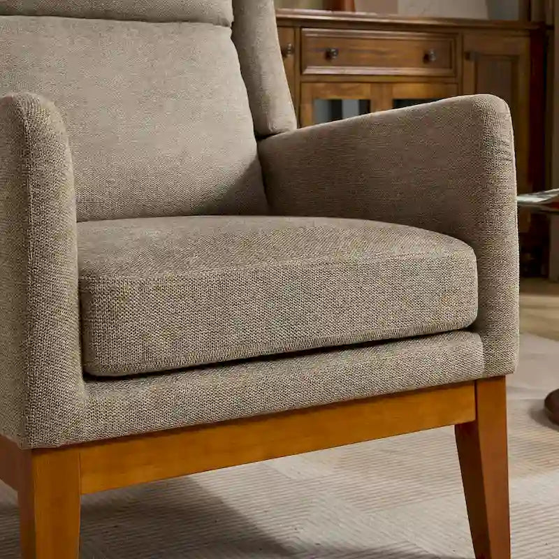 26.18 Fauteuil rembourré à dossier haut