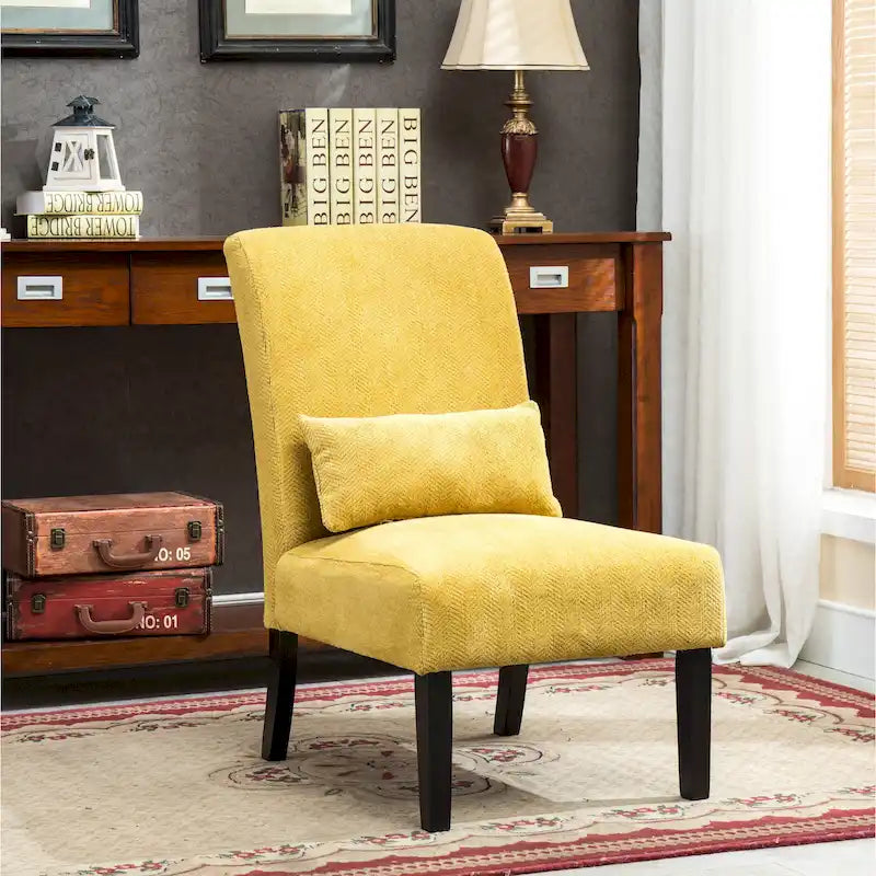 Fauteuil d'appoint dossier haut en polyester 31,75 po