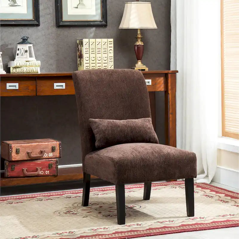 Fauteuil d'appoint dossier haut en polyester 31,75 po