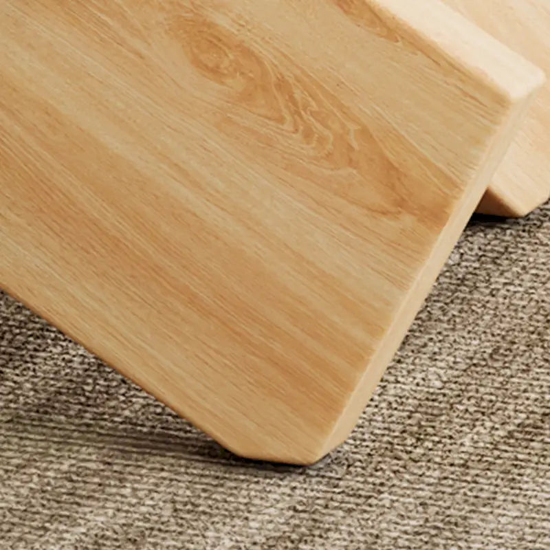 Table basse ronde moderne de 33,4 po avec plateau en verre trempé transparent et pieds en MDF pour le salon