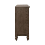 Commode Americana Farmhouse à 9 tiroirs taupe poudré