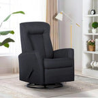 Fauteuil inclinable pivotant de 29,5 po de largeur, fauteuil inclinable, causeuse inclinable