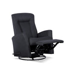 Fauteuil inclinable pivotant de 29,5 po de largeur, fauteuil inclinable, causeuse inclinable