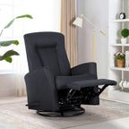 Fauteuil inclinable pivotant de 29,5 po de largeur, fauteuil inclinable, causeuse inclinable