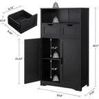 Meuble de Rangement Bas à 2 Portes - 30P x 60l x 108H cm
