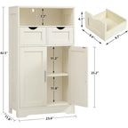 Meuble de Rangement Bas à 2 Portes - 30P x 60l x 108H cm