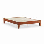 Lit plateforme en bois pleine grandeur de 12 pouces