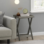 Table d'appoint classique avec plateau amovible