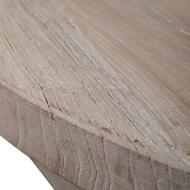 Table basse en bois de Java, diamètre