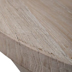 Table basse en bois de Java, diamètre