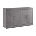 Lit escamotable Queen 75W avec matelas pour chambre d'amis