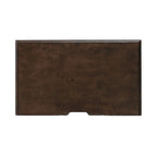 Table de chevet de chambre en bois cerisier satiné avec station de recharge