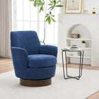 Fauteuil pivotant en polyester avec piètement en acier inoxydable