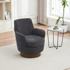 Fauteuil pivotant en polyester avec piètement en acier inoxydable