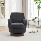 Fauteuil pivotant en polyester avec piètement en acier inoxydable