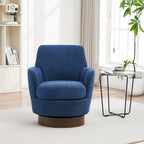 Fauteuil pivotant en polyester avec piètement en acier inoxydable