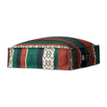 Coussin de sol rayé bohème sud-ouest