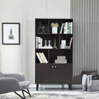 Bibliothèque avec portes