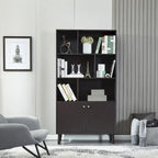 Bibliothèque avec portes