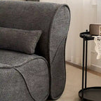 Fauteuil inclinable en velours doux, fauteuil de salon confortable avec rembourrage lombaire, idéal pour le salon, la chambre ou le bureau