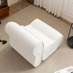 Fauteuil inclinable en velours doux, fauteuil de salon confortable avec rembourrage lombaire, idéal pour le salon, la chambre ou le bureau