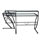 Bureau d'angle pour télétravail, jeu et montage