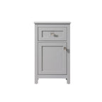 Meuble de rangement de salle de bain autoportant de 45 cm