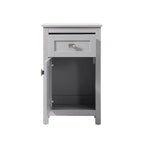 Meuble de rangement de salle de bain autoportant de 45 cm