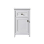 Meuble de rangement de salle de bain autoportant de 45 cm