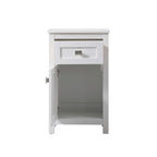 Meuble de rangement de salle de bain autoportant de 45 cm