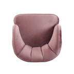Fauteuil d'appoint rembourré avec pieds en bois